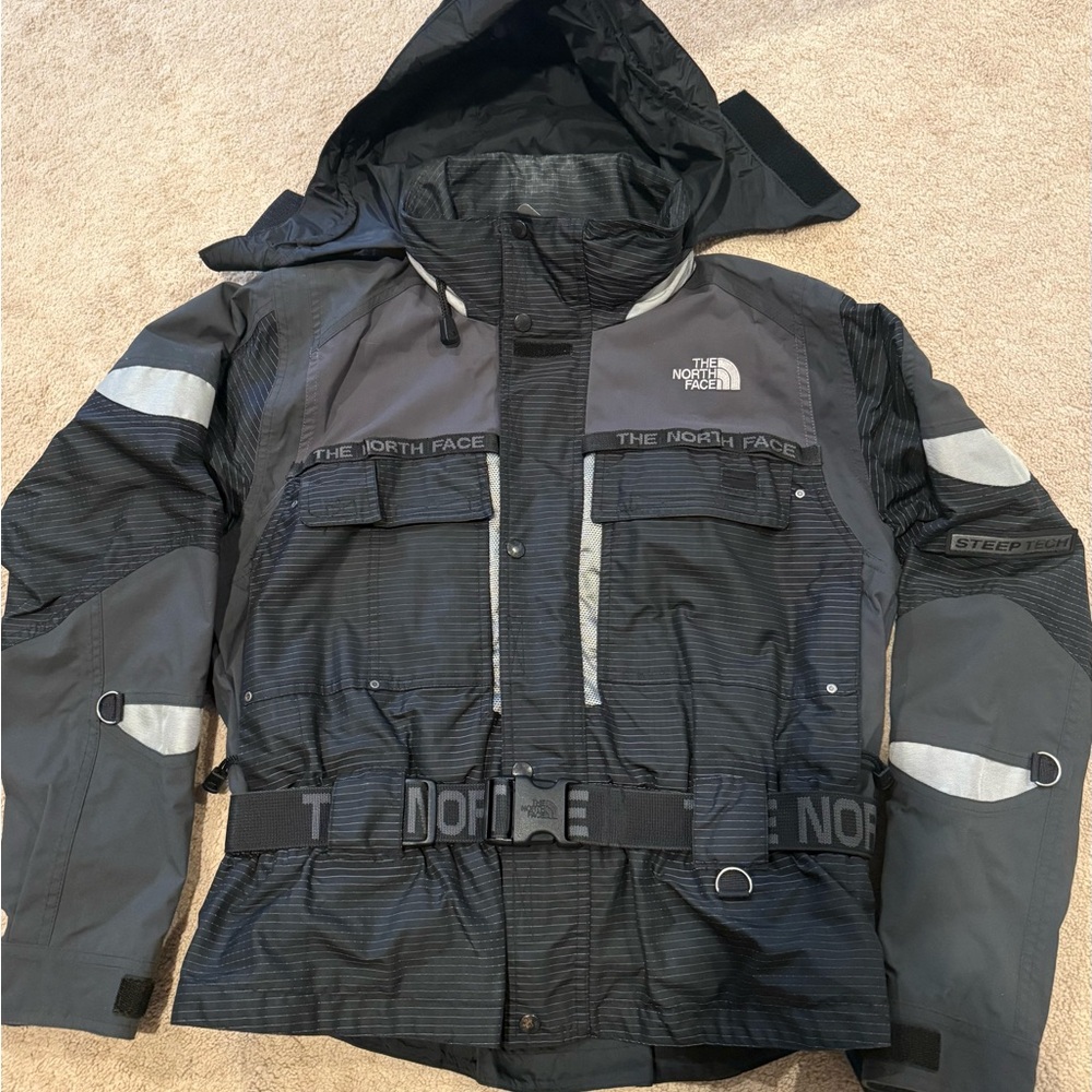The North Face Women’s Black and Gray Steep Tech Ski Jacket